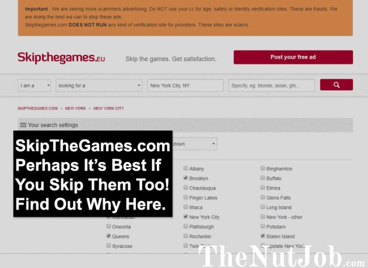 SkipTheGames Escort Site Review: Possible Stings, Scams & More